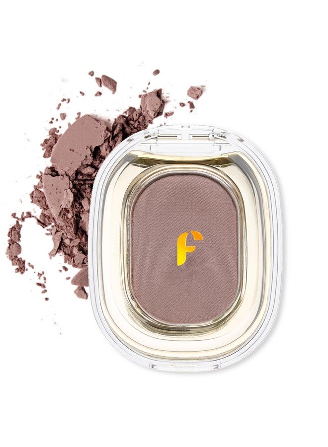 Erinde Single Light Brown Matte Eyeshadow Palette, High Pigment, Long Lasting, Intense Color, Neutral Nudes Naked Matte Pressed Powder Eye Shadow Palette - Image 1