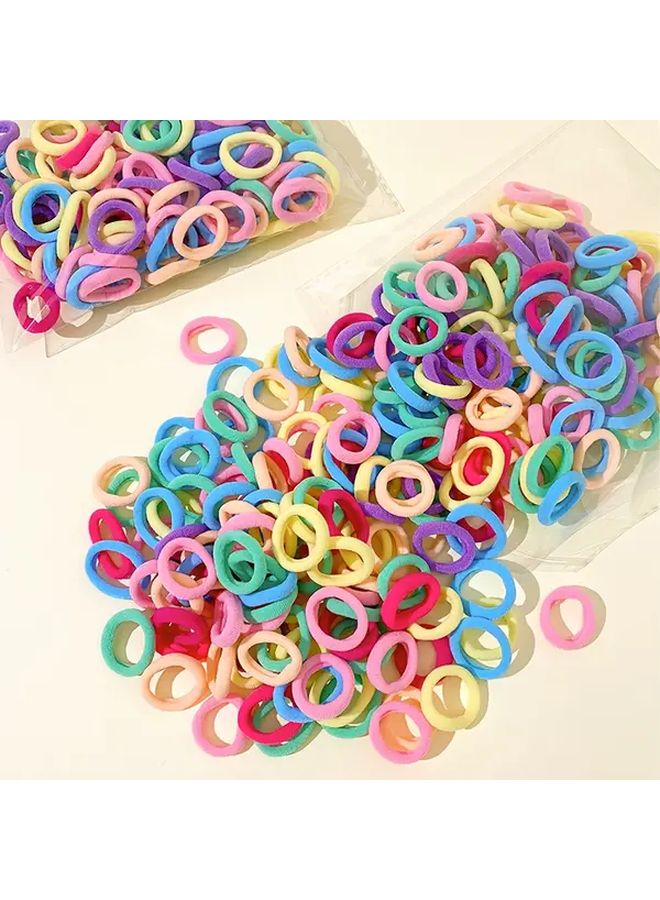 Multicolor Swirl Hair Ties High Elasticity Durable Soft Fashion Hair Accessories 99 Strips - Image 5