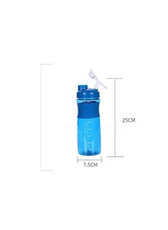 Spaceshoop BPA Free Protein Water Shaker Bottle Leak Proof Fitness Sports Supplements Non-Slip 760ml  - Image 3