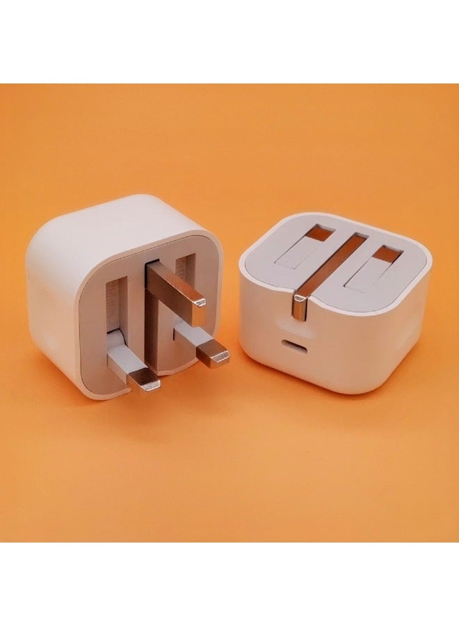 PD 20W Charger Is Suitable For Apple 14 Mobile Phone Pd Fast Charging Head Suit Type-c Adapter Folding Foot 