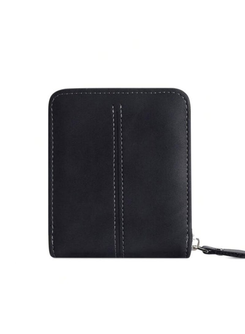 Williampolo New Men's Wallet PU Leather Crocodile Print Multifunction Zipper Fashion Student Youth Multi-function Card Holder - Image 1