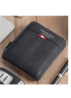 Generic New Men's Wallet PU Leather Crocodile Print Multifunction Zipper Fashion Student Youth Multi-function Card Holder  - Image 3