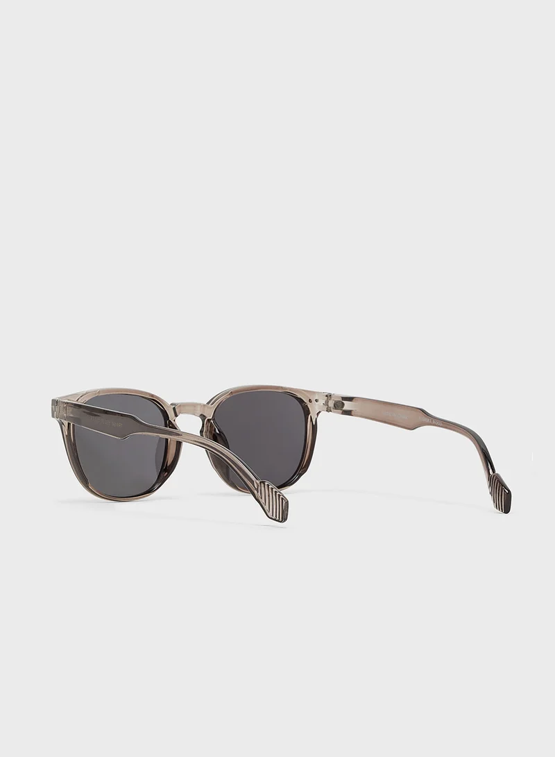 Robert Wood Polarized Lens Wayfarer Sunglasses