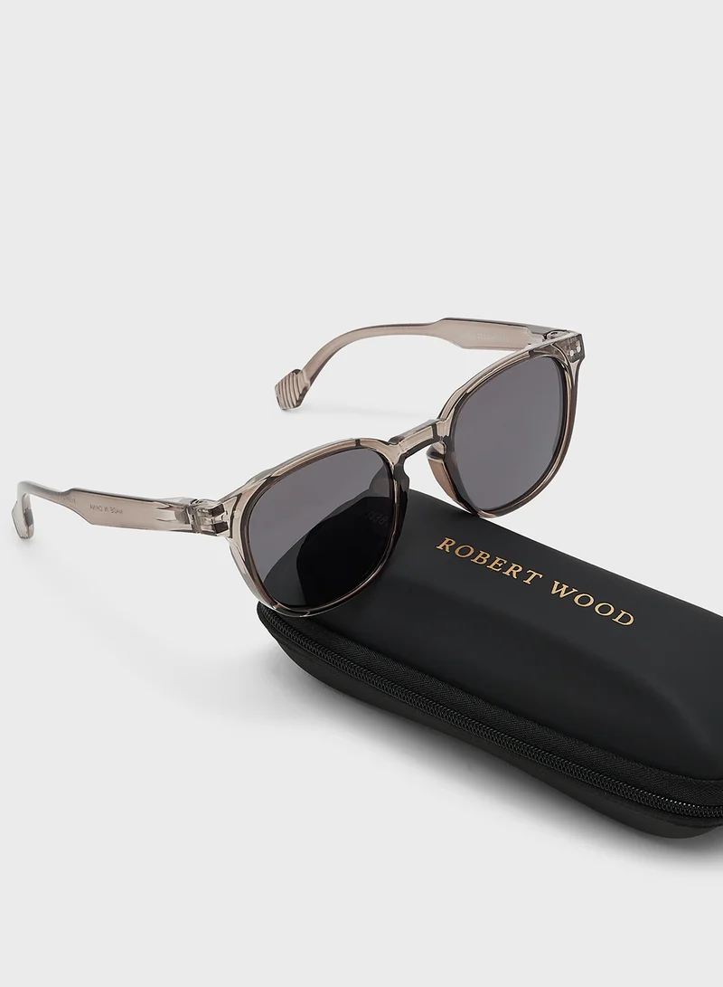 روبرت وود Polarized Lens Wayfarer Sunglasses