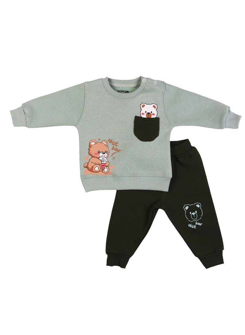 Zercon Winter Pajama Set for Newborn Babies 1258 - Image 1