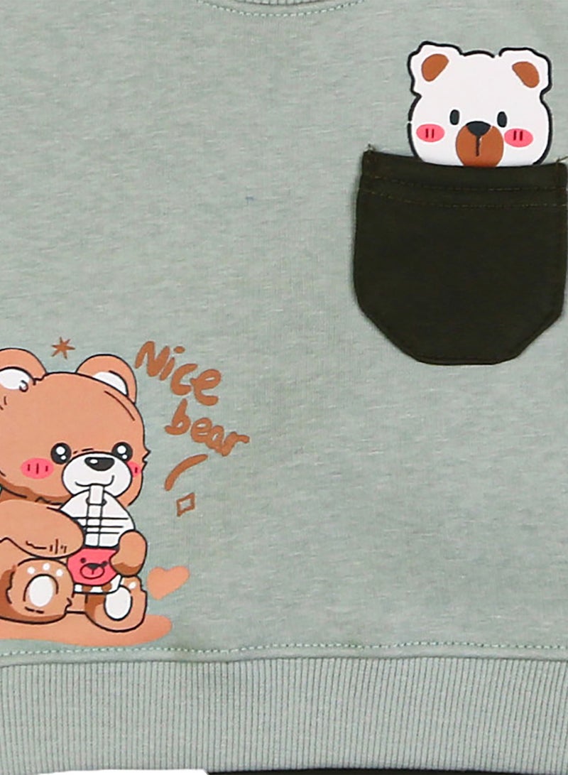 Zercon Winter Pajama Set for Newborn Babies 1258 - Image 2