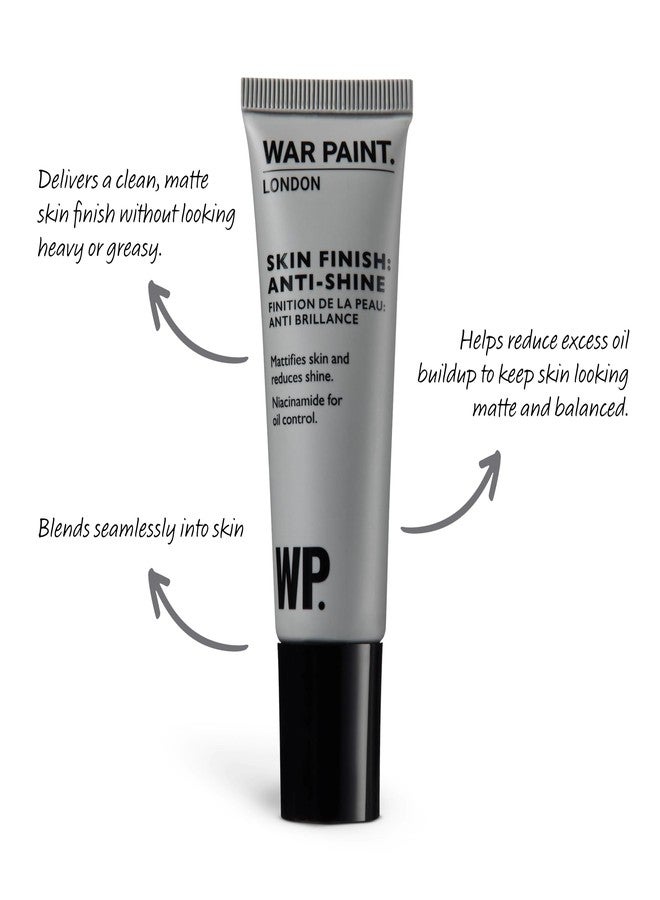 War Paint Skin Finish Anti Shine Face Primer with Niacinamide for Oily Skin, Prepares the and Removes Shine, Lightweight Formula, Matte Finish 1.01 fl Oz - Image 2