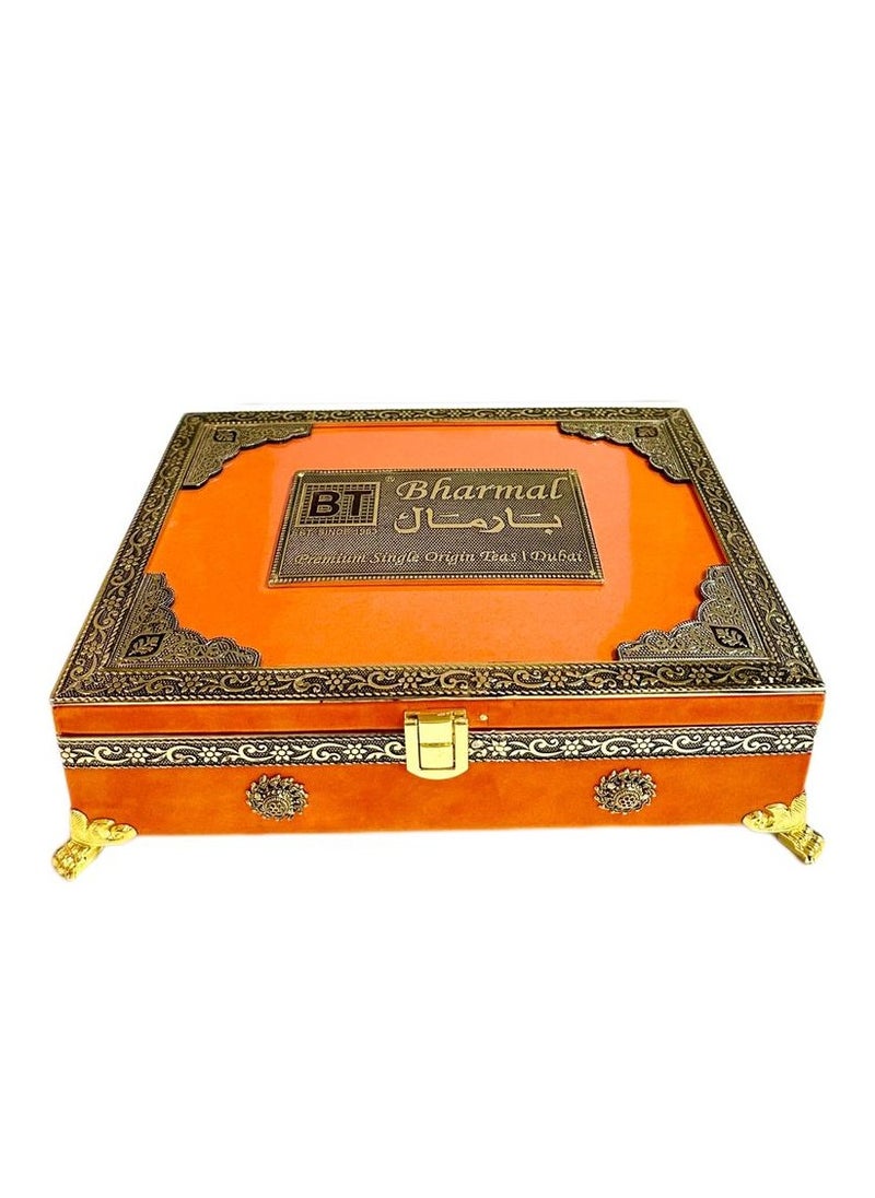 BHARMAL - Bharmal Royal Tea Box Gift Set (60 Tea Bags) - Orange - Image 1