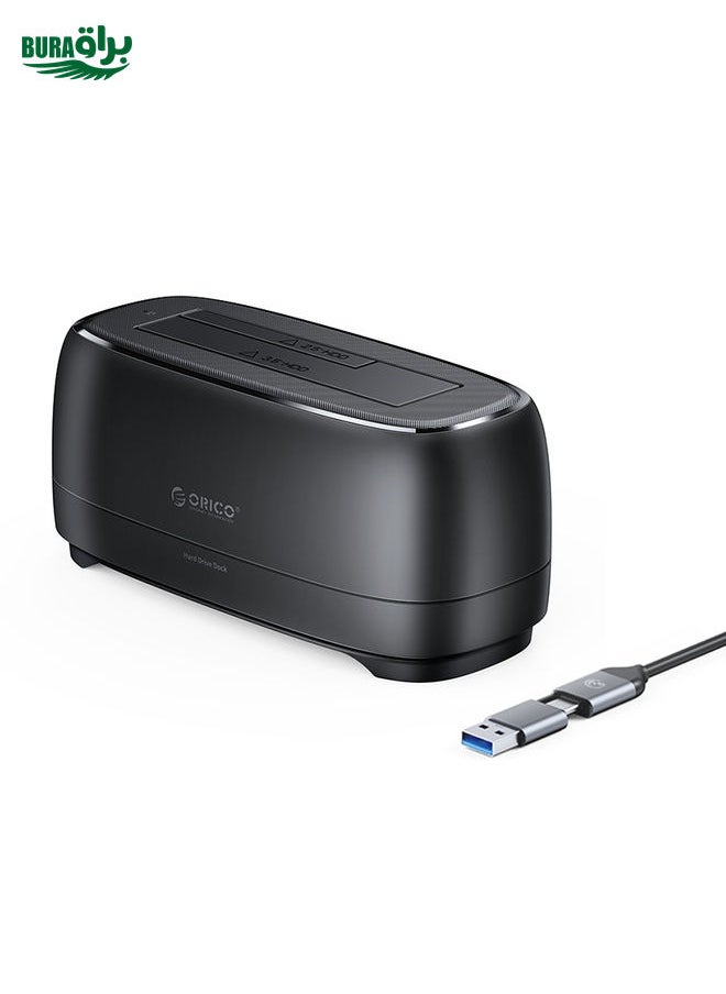 BURAQ ORICO DD18C3 Single Bay 2.5 & 3.5 inch SATA Drive Docking Station, Plug Type:US Plug  - Image 1