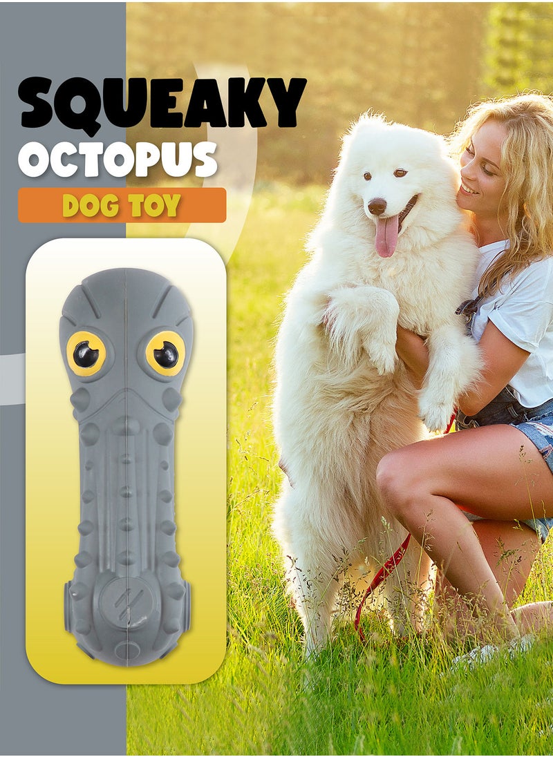 CHEWY BONE Squeaky dog toy rubber octopus toy for medium and large dogs  - Image 2
