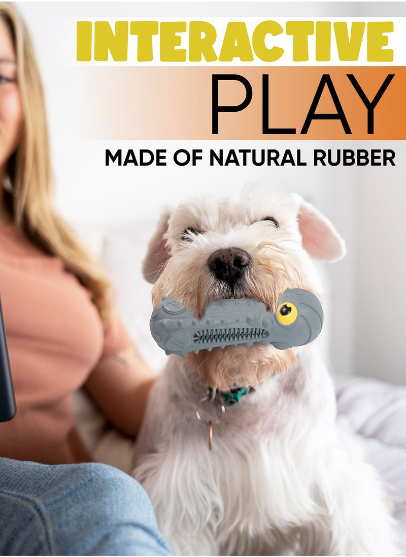 CHEWY BONE - Squeaky dog toy rubber octopus toy for medium and large dogs - Image 1