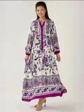 هيكاب purple floral