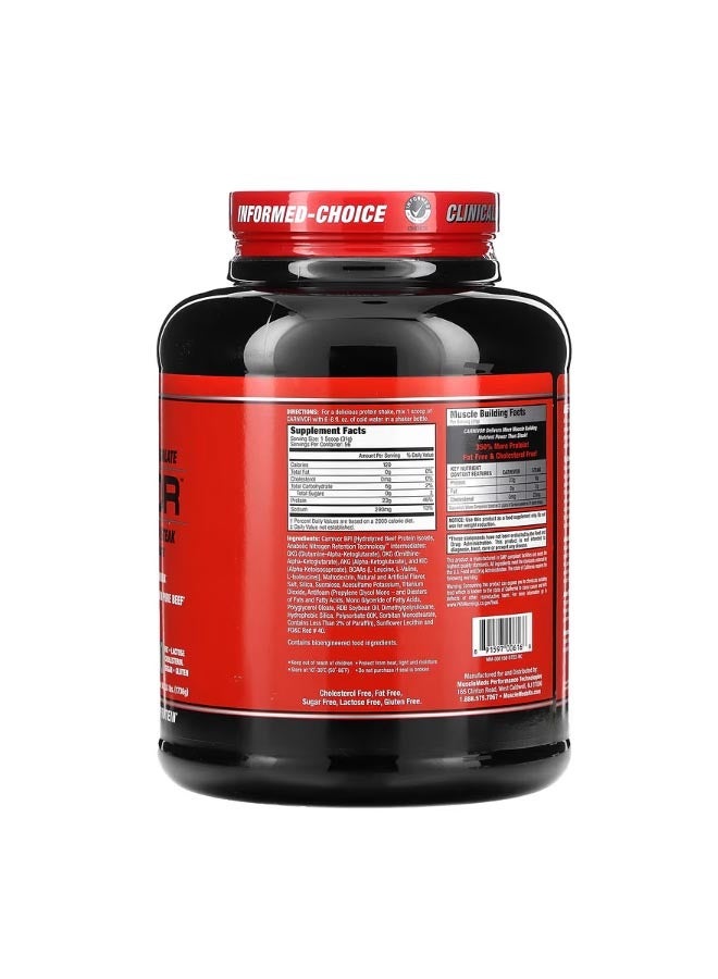 MUSCLEMEDS Carnivor Bioengineered Beef Protein Isolate Fruity Cereal 3.8 lbs 1736 g - Image 2