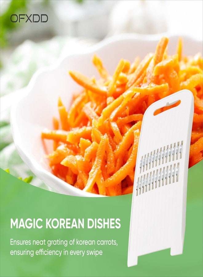 OFXDD Korean Carrot Salad Grater - Vegetable and Carrort Hand Slicer - Julienne Plastic Shredder - Image 4