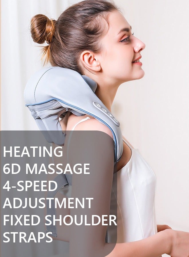 Arabest Mini Kneading Neck Massager Shoulder Massage Machine and Neck Hot Compress Body Massager  with Heat, Shiatsu Massager for Neck, Back, Shoulder, Foot and Leg, Deep Tissue 3D Kneading Massager for Relax Muscles at Home and Offie,Neck Massager for Women and Men - Image 2