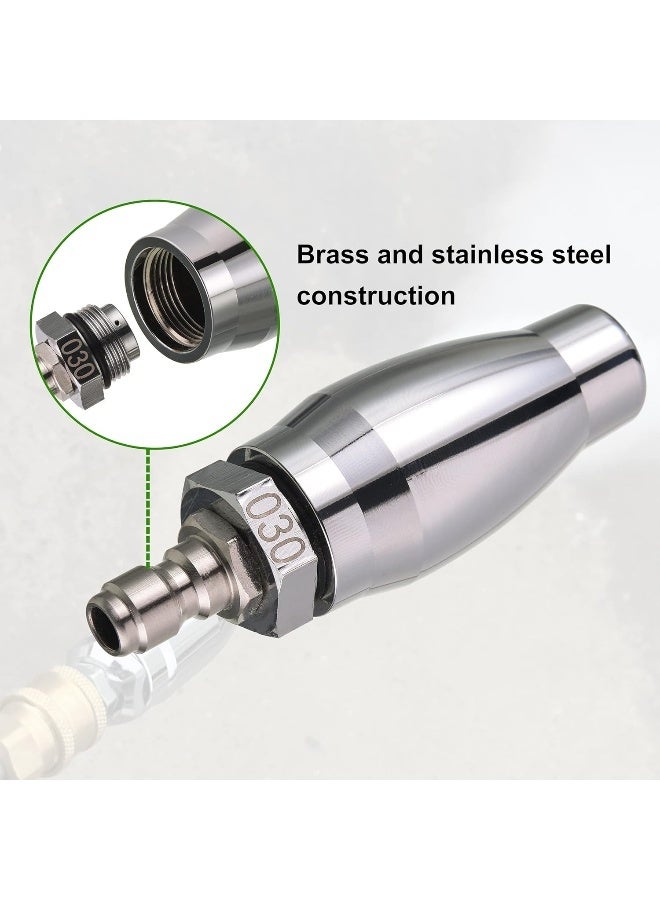 JOEJET Turbo Nozzle For Pressure Washer, Rotating With 1/4" Quick Connect, 7 Nozzle Tips With Holder, 3600 Psi  - Image 2
