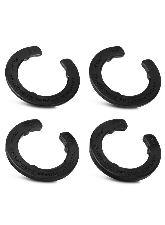 ALOCS DA99-04158A Hinge Shim Refrigerator Door Height Adjustment Kits, for Samsung 3282540, DA60-00314C, PS6448337 AP5668209 Refrigerator Door Shims Replacement Parts, 4 Pieces of Different Thickness - Image 1