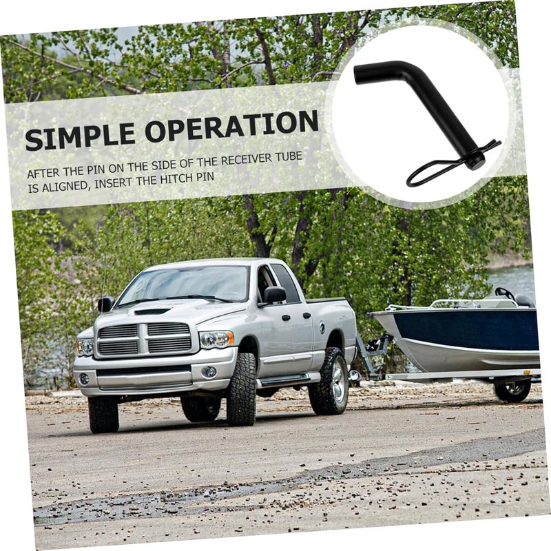 2pcs Locking Trailer Hitch Pin -Theft Receiver Insert for Trailers Rvs and Use Easy Installation - Image 2