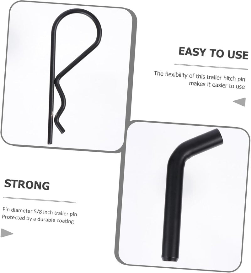 2pcs Locking Trailer Hitch Pin -Theft Receiver Insert for Trailers Rvs and Use Easy Installation - Image 4