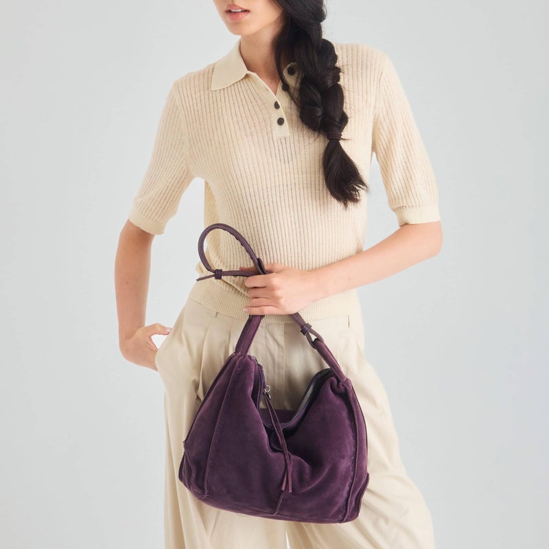 The Sak Los Feliz Hobo Purse - Premium Large Leather Women's Handbag for Everyday & Travel - Durable Purse With Zipper Pocket - Image 2