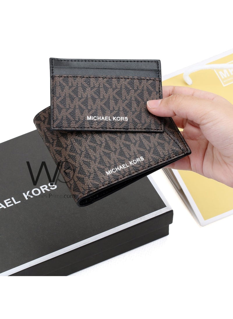 Michael Kors Michael Kors Men Brown Wallet And Card Holder Gift Set  - Image 2
