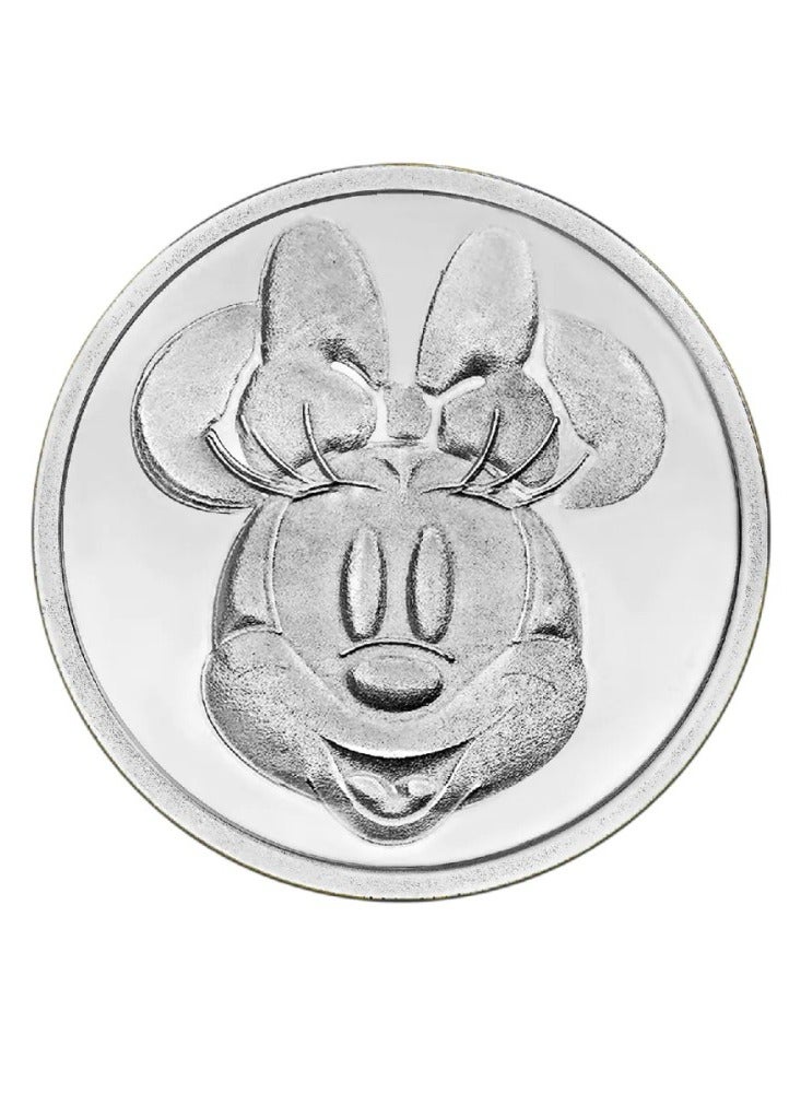 BTC 13g Silver Coin “Minnie Mouse” With Frame - Loto Emma -Wide Scarf - Image 4