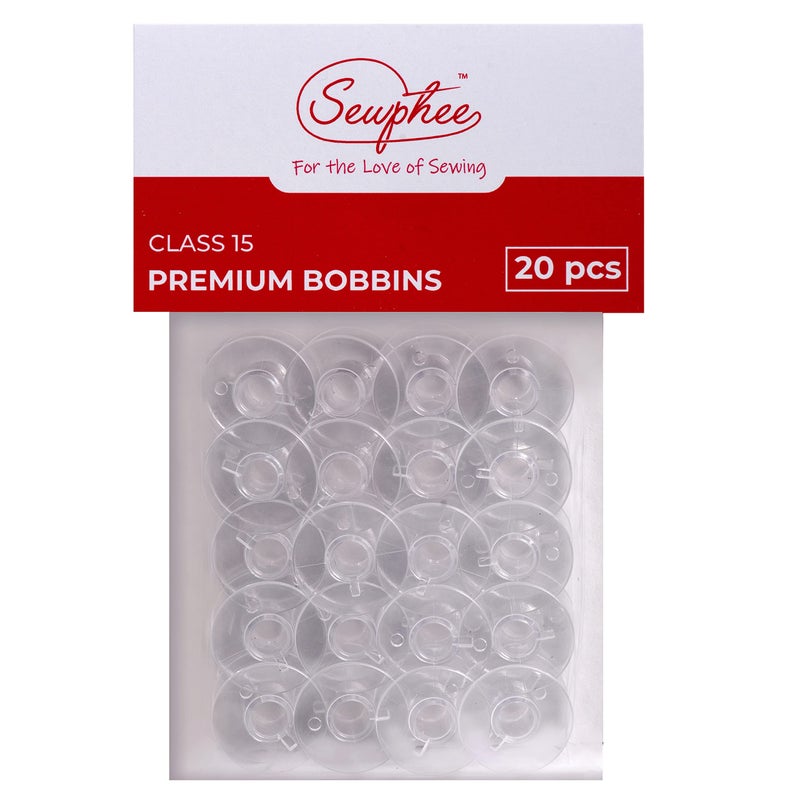 Sewphee Class 15 Premium Sewing Bobbins  Compatible Sewing Machine Bobbins for Brother Singer Janome Kenmore  Taiwan Made  Packaged in Canada  Perfect for Your Sewing Machine Supplies  2518P