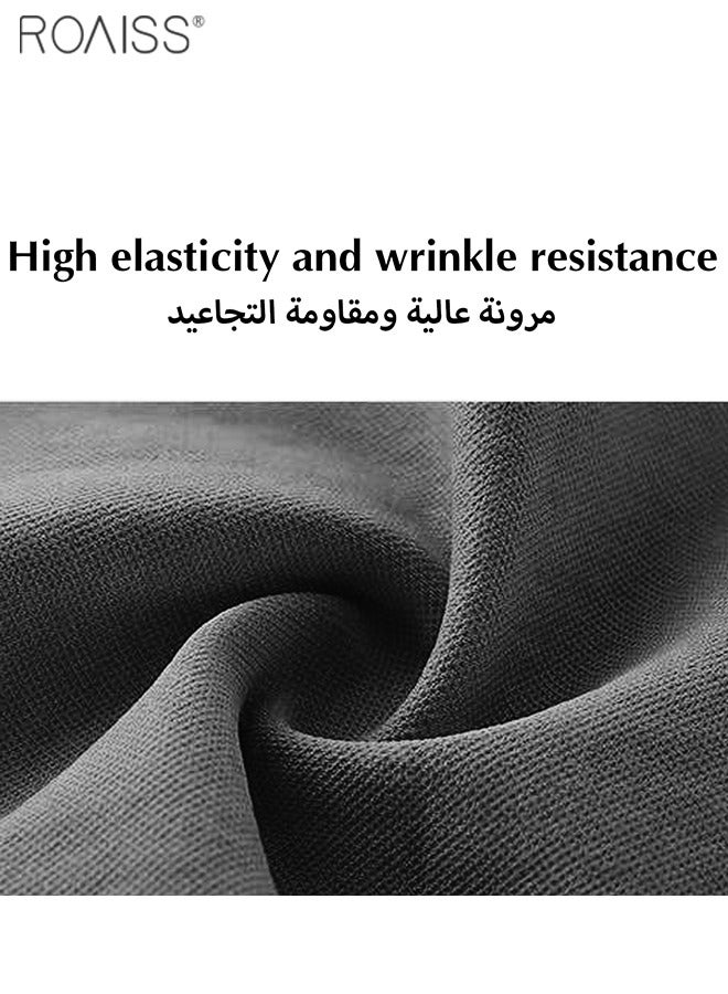 roaiss سراويل لياقة بدنية مرنة عالية الخصر للنساء، سراويل يوجا ضيقة مريحة ومسامية - Image 2