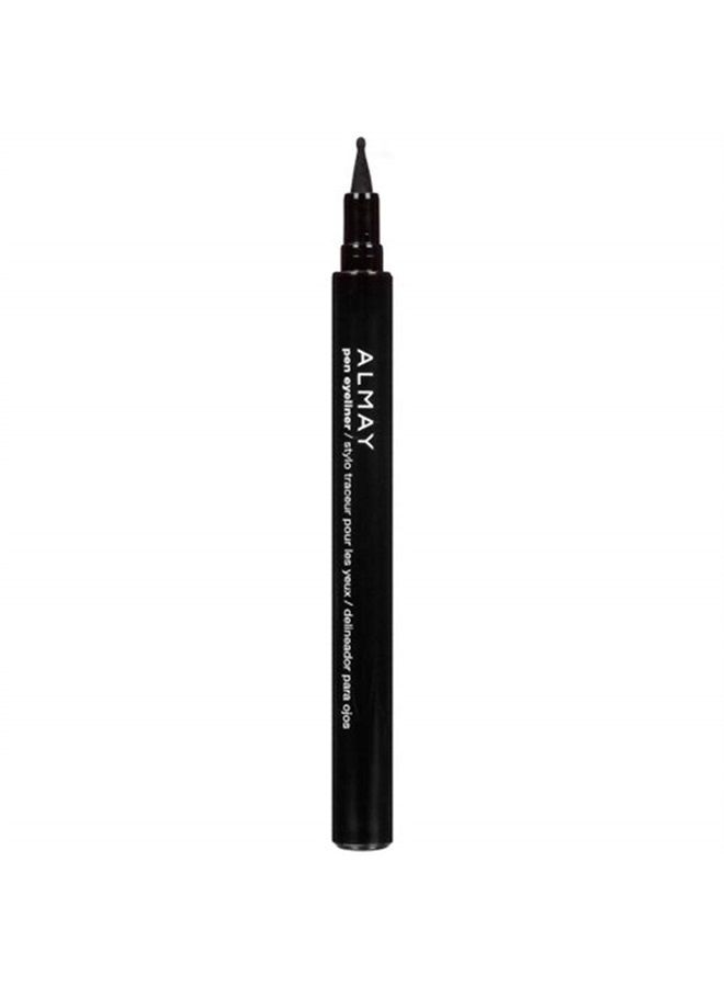 Almay Pen Eyeliner Eye Liner Ball Point Tip, 208 Black (Pack of 2)