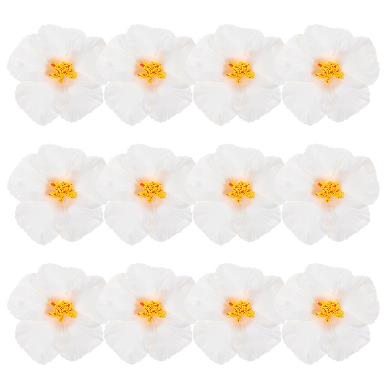 pcs Hawaiian Party Decoration Diy Artificial Flowers Luau Party Favors Hawaiian Graduation Centerpieces Flower Decorations - Image 3