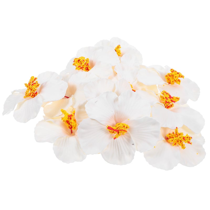 pcs Hawaiian Party Decoration Diy Artificial Flowers Luau Party Favors Hawaiian Graduation Centerpieces Flower Decorations - Image 5