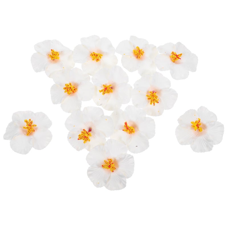 pcs Hawaiian Party Decoration Diy Artificial Flowers Luau Party Favors Hawaiian Graduation Centerpieces Flower Decorations - Image 4