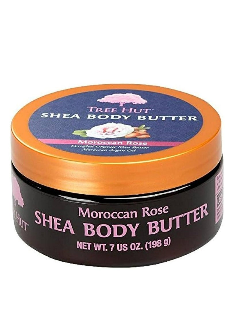 Tree Hut Shea Body Butter Moroccan Rose Face Scrub 198 g  - Image 1