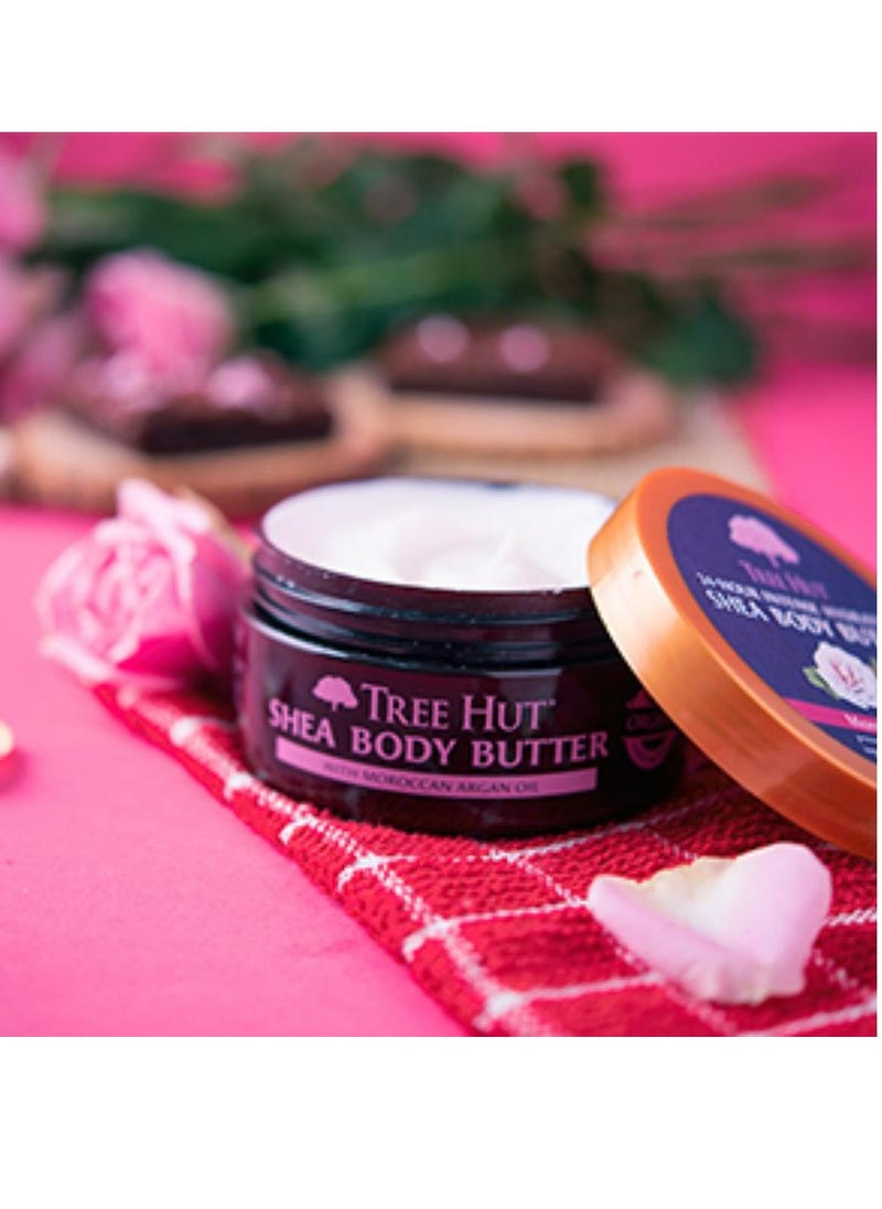 Tree Hut Shea Body Butter Moroccan Rose Face Scrub 198 g  - Image 2