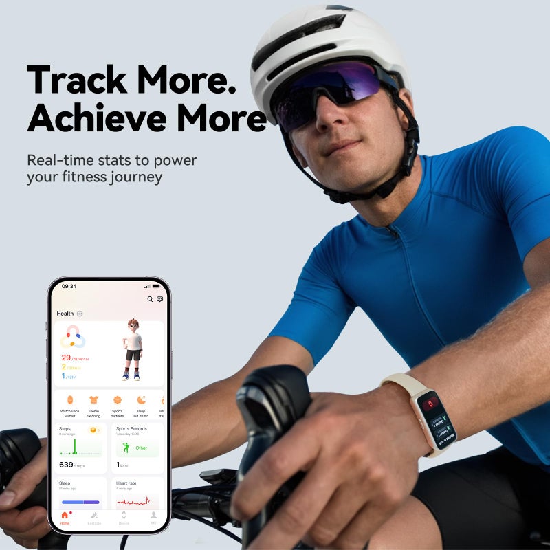 Enfit Fitness Trackers,Smart Watch with 1.47" Color Screen,100+Sport Modes Fitness Watch with Heart Rate Sleep Monitor,Pedometer Step Counter Watch,3TAM Waterproof Activity Trackers for Women Men, BGE - Image 4