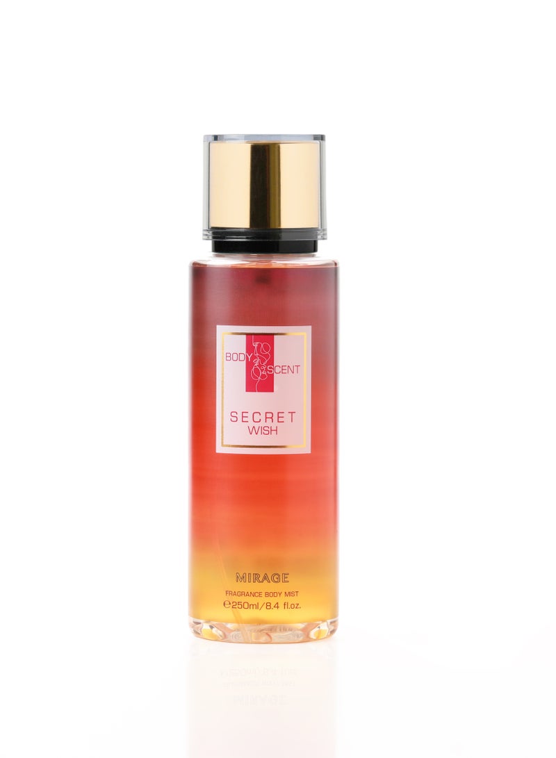 Mirage SECRET WISH for Women, Body Mist 250 ml