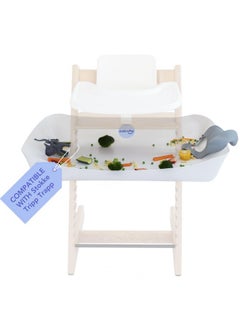 CATCHY - Food Catcher - Compatible with Stokke Tripp Trapp High Chair - Highchair Sold Separately - Baby & Toddler Food & Mess Catcher - Under High Chair Accessory - Baby Feeding Essentials