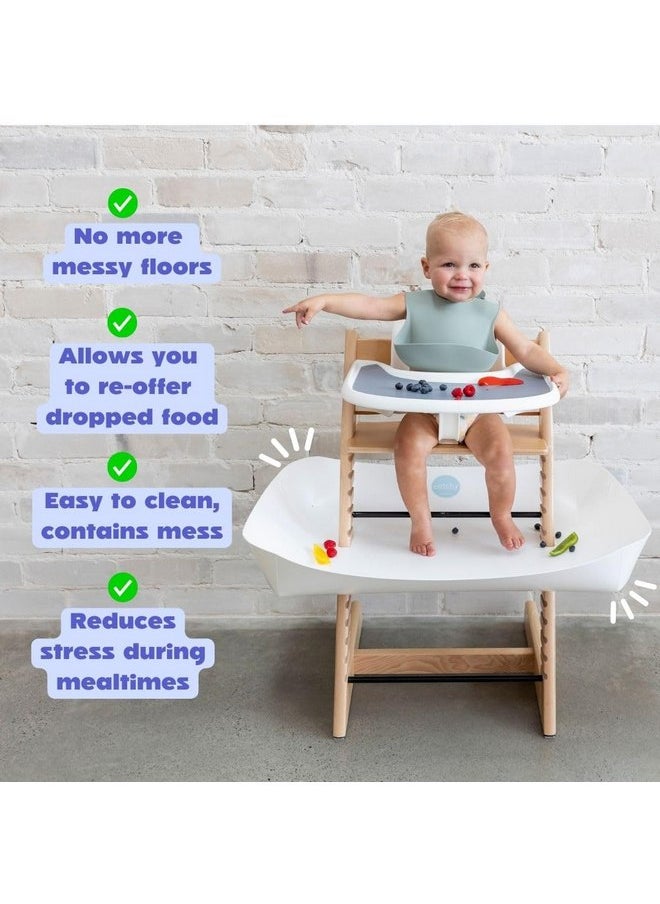 CATCHY - CATCHY - Food Catcher - Compatible with Stokke Tripp Trapp High Chair - Highchair Sold Separately - Baby & Toddler Food & Mess Catcher - Under High Chair Accessory - Baby Feeding Essentials - Image 1