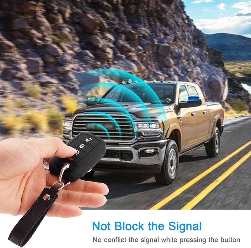 Koaudb Silicone Key Fob Cover for Dodge RAM - Image 4