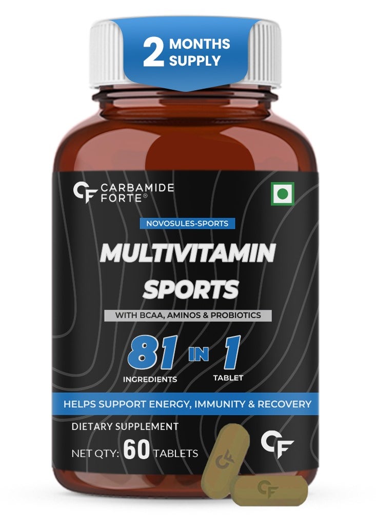 Multivitamin for Sports with BCAA, Aminos & Probiotics- 60 Tablets - pzsku/Z6A041DAAE5E48087C0C0Z/45/1742367648/a8876170-602d-4905-a255-c58f9382312f