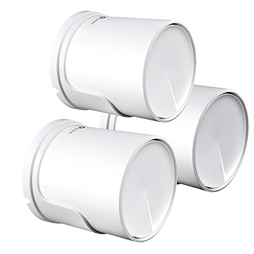 Bangcheer - Cable Organizer for Whole WiFi Booster, Home WiFi Mesh System for Tp Link Deco x20 and x60, Easy-to-Install Wall Mounted Holder for Booster, White, Pack of 3 - Image 1