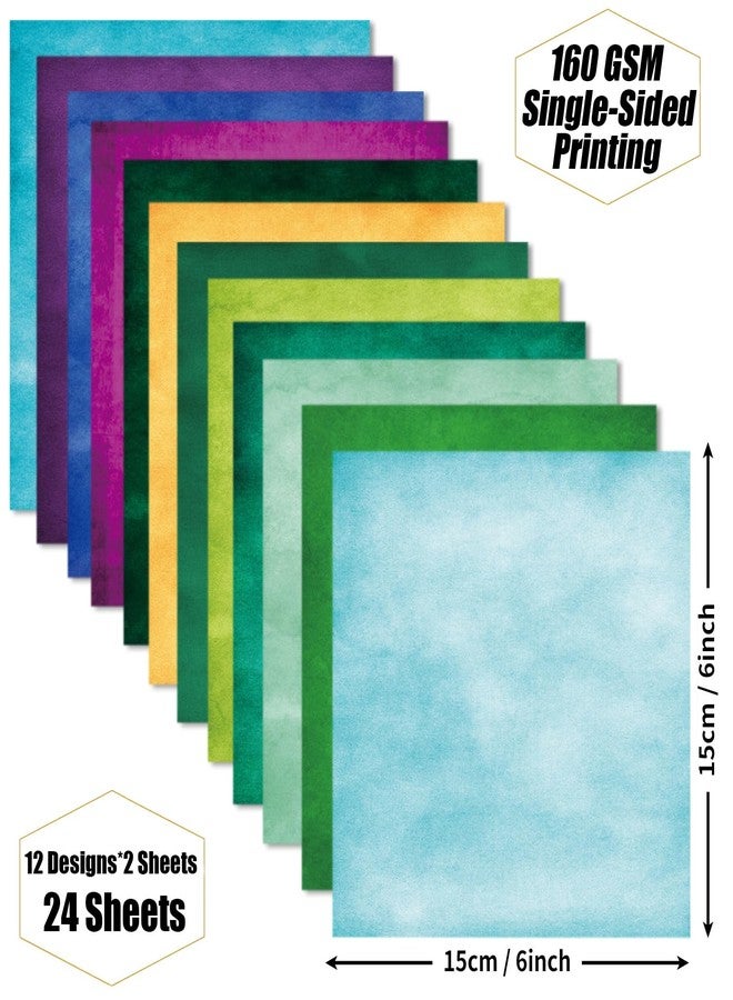 WLXTREE Colorful Scrapbook Paper Pad,6x6 Multi Color Single-Sided Cardstock Paper,Colored Paper for Scrapbooking Bullet Journals Planners Aesthetic Room Wall Album Art Journaling - Image 2