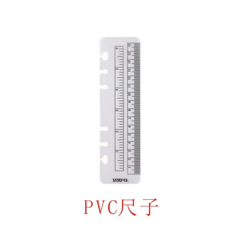 Generic A5 Single Color Refillable Binder A6 Loose Leaf Refill 100g Dolin Paper Inner Core A7 Notebook Refill Office Supplies A6 Ruler 