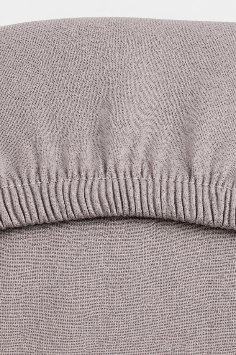 NINE WEST King Size Fitted Sheet, Taupe - Image 3