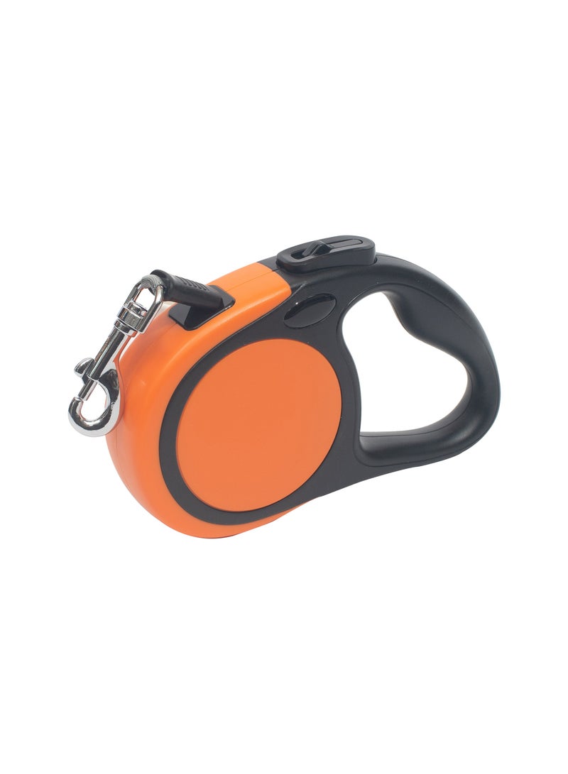 PL Premium Orange Medium Retractable Dog Leash 5M - Durable Up to 20KG - Explore Series - Image 1