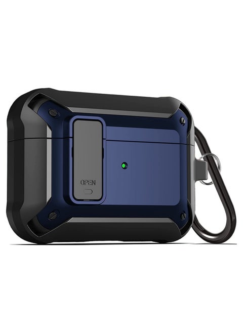 Airpods pro case cover with keychain shockproof resilient shock Absorption Secure Lock designed compatible airpod pro case wireless charging for men women