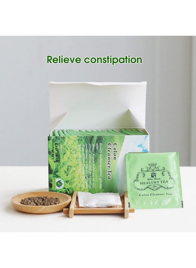 Wins Town شاي تنظيف القولون من وينز تاون، شاي ملين عشبي، يخفف الإمساك ويعمل على تطهير الجسم، يدعم صحة الأمعاء والهضم، 20 كيس شاي - Image 5