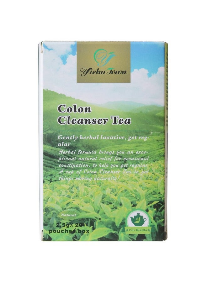 Wins Town شاي تنظيف القولون من وينز تاون، شاي ملين عشبي، يخفف الإمساك ويعمل على تطهير الجسم، يدعم صحة الأمعاء والهضم، 20 كيس شاي - Image 1