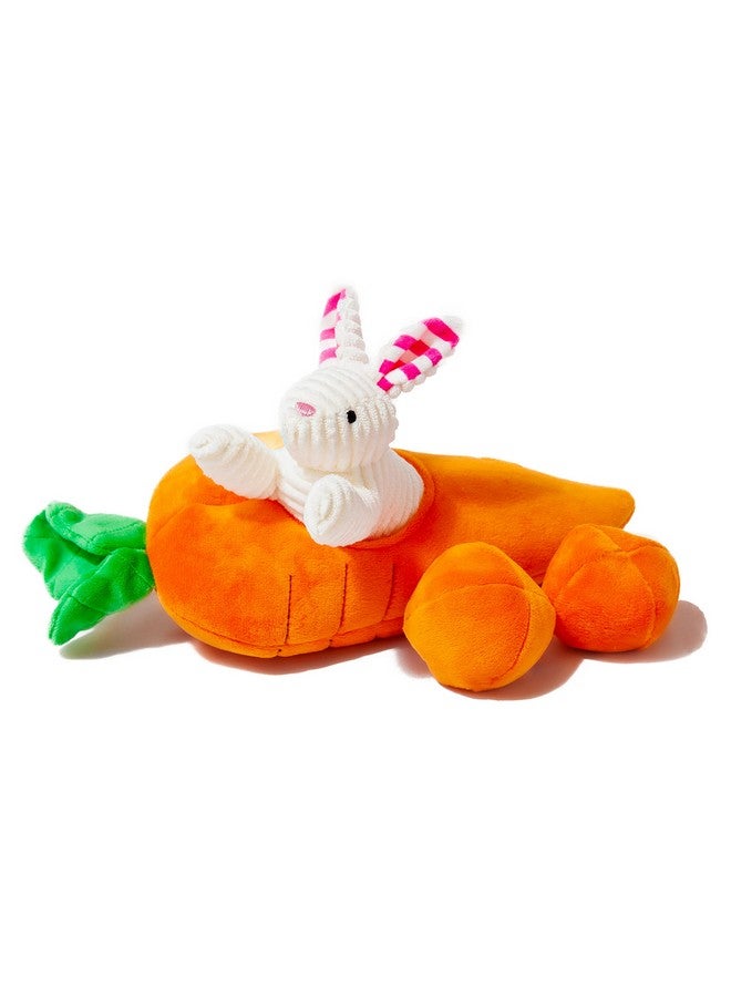 Midlee Hide a Toy Carrot Easter Dog Toy - Image 1