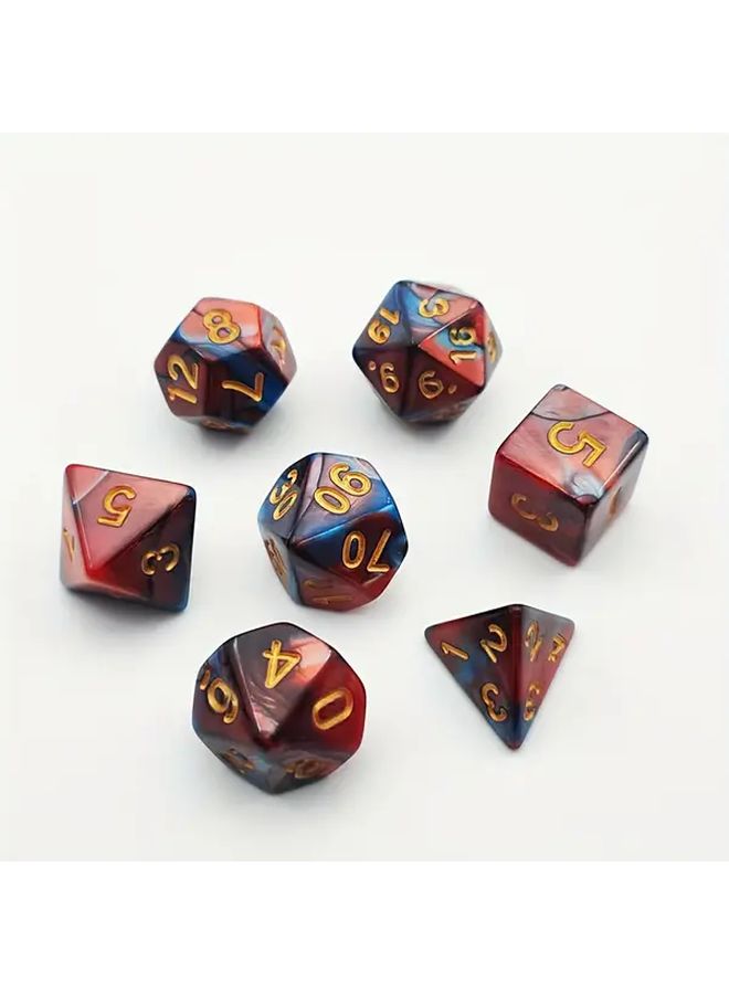14 Pieces Orange Yellow Acrylic Dice Set For Halloween Thanksgiving Party Games Lightweight And Easy To Carry - Image 3